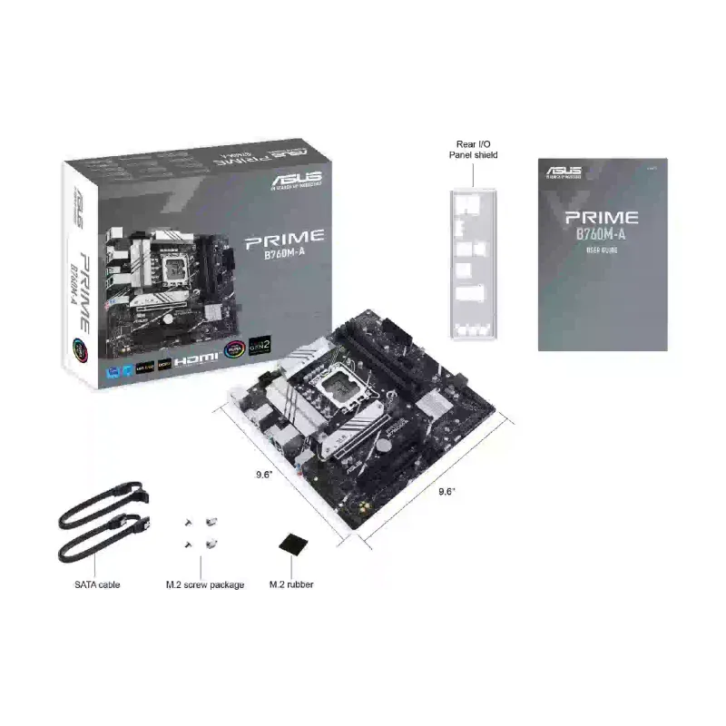 اللوحة الأم Asus Prime B760M-A-CSM (90MB1EK0-M1EAYC)