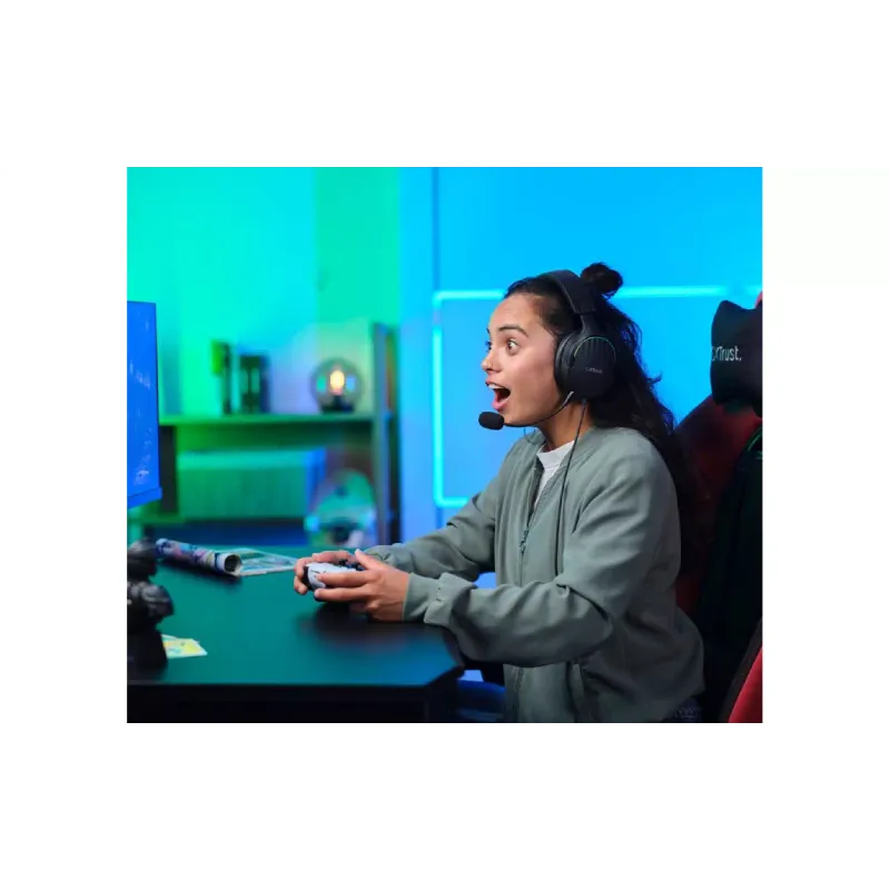 Fejhallgató Trust, Black (24900_TRUST)