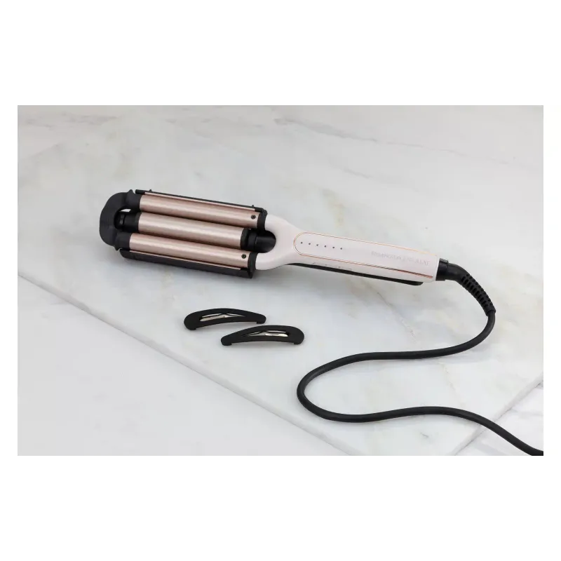 Σίδερο για μπούκλες Remington ProLuxe, White/Gold (CI91AW)