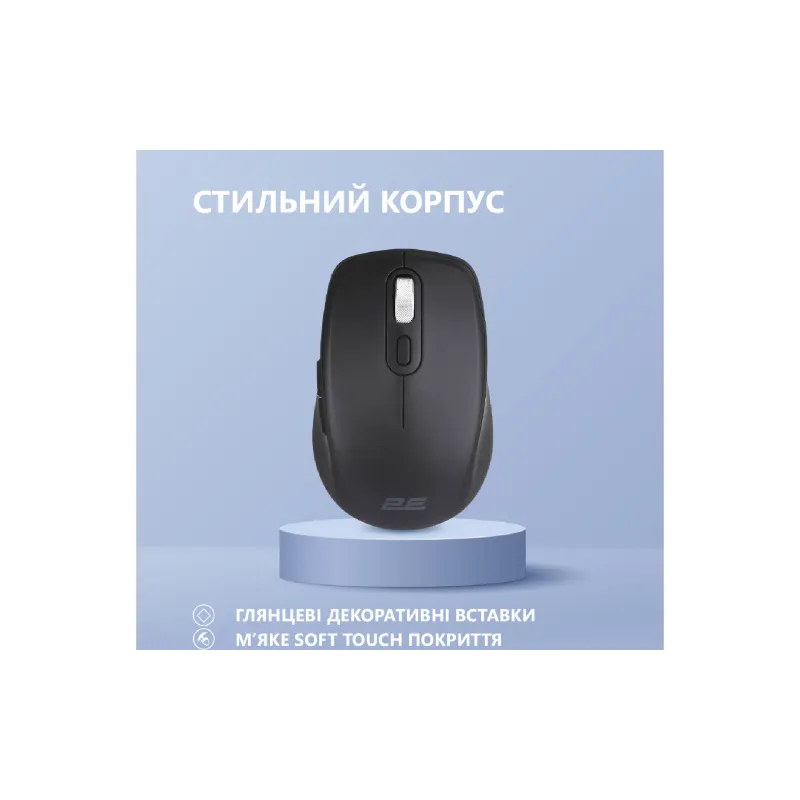 Мишка 2E MF225, Black (2E-MF225WBK)