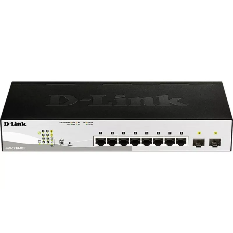 Διακόπτης D-Link (DGS-1210-08P)