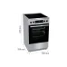 Стъклокерамична печка Gorenje, Stainless steel (GECS5C70XPA)