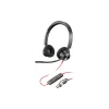 Fone de ouvido Poly On-ear Poly Blackwire 3320-M, Black (8X220AA)