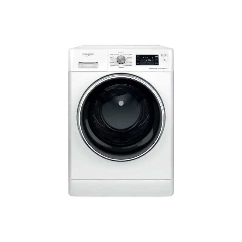 Pralno-sušilni stroj Whirlpool, White (FFWDB1176258BCVUA)