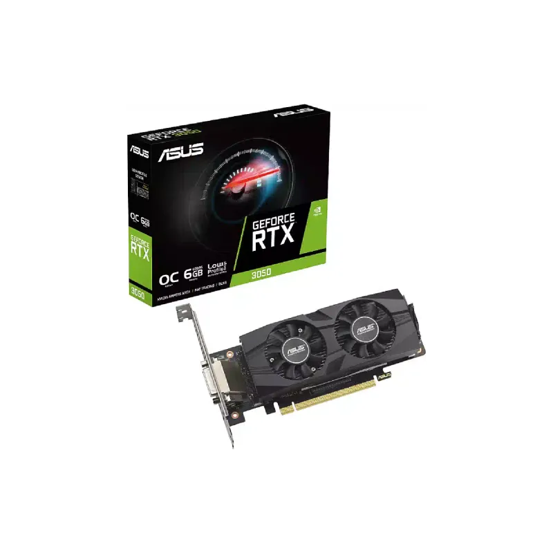 Відеокарта Asus GeForce RTX 3050 (GEF0RCE RTX3050 06G LP BRK)