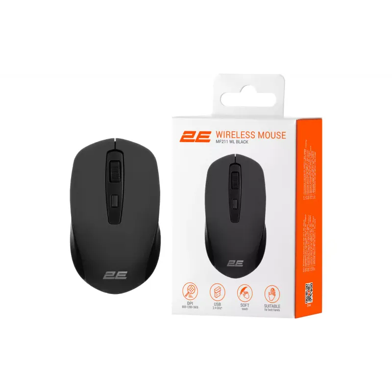 Mouse 2E  Black (2E-MF211WB)