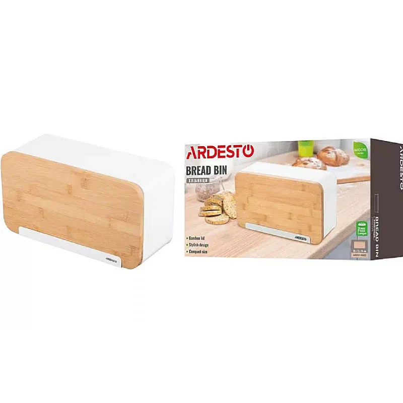 Breadbox Ardesto Midori, White (AR0914WB)
