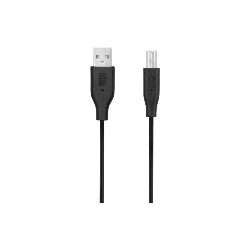 Кабел 2E USB-A AM/BM, Black (2E-W-3169m3)