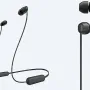 Fones de ouvido Sony WI-C100, Black (WIC100B.CE7)