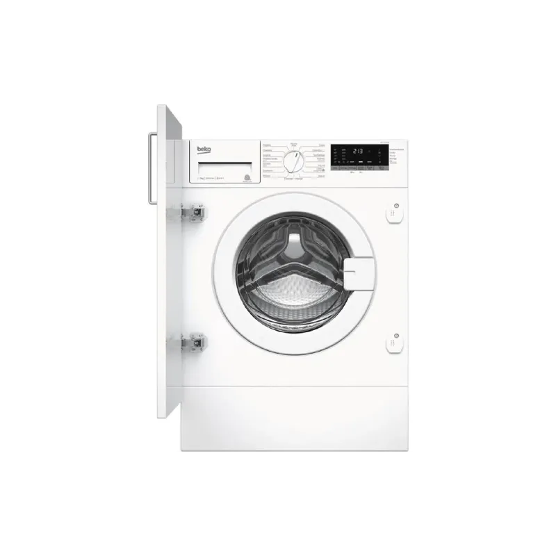 Built-in washing machine Beko (WITC7612B0W), White
