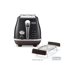 Opekač kruha DeLonghi Icona Vintage, Black (CTOV2103BK) Opekač kruha DeLonghi Icona Vintage, Black (CTOV2103BK)