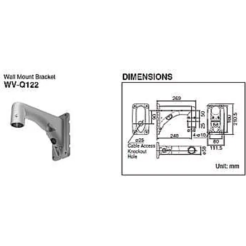 إبزيم Panasonic (WV-Q122E)