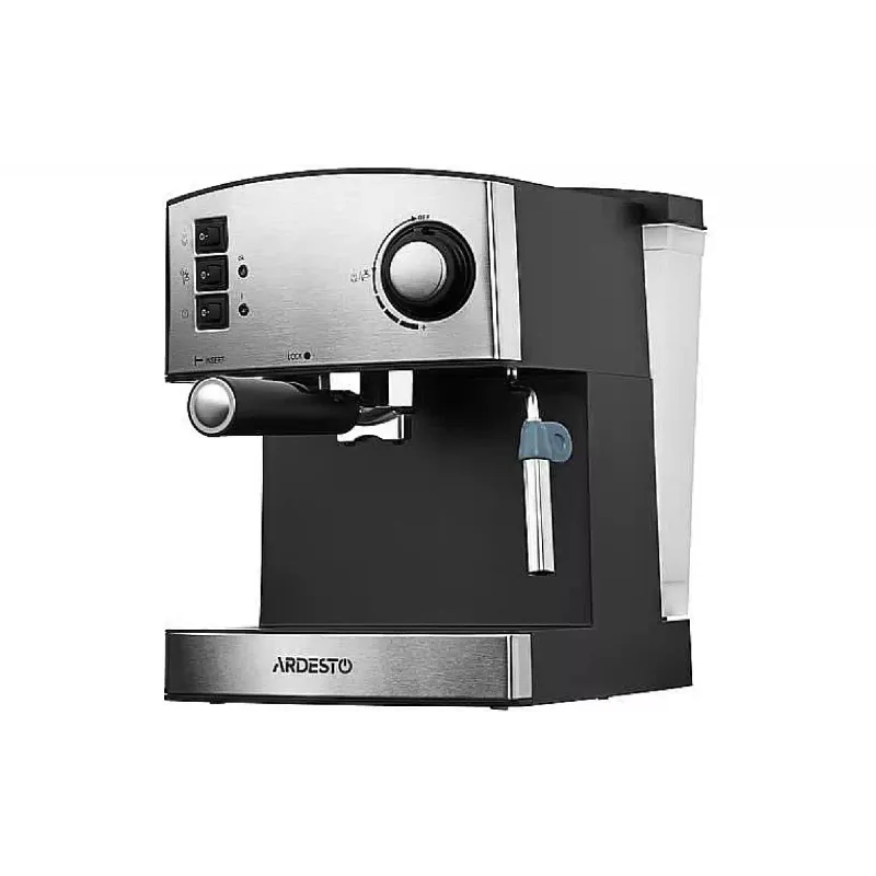 Кофеварка рожкова Ardesto Steel Collection (YCM-E1600), 1600 мл, Black