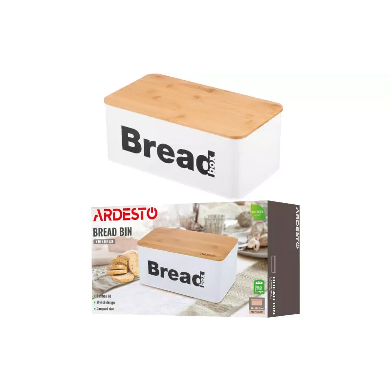 Breadbox Ardesto Midori, White (AR0912WB)