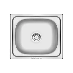 Νιπτήρας κουζίνας Deante Doppio, Stainless steel (ZEN_0103)