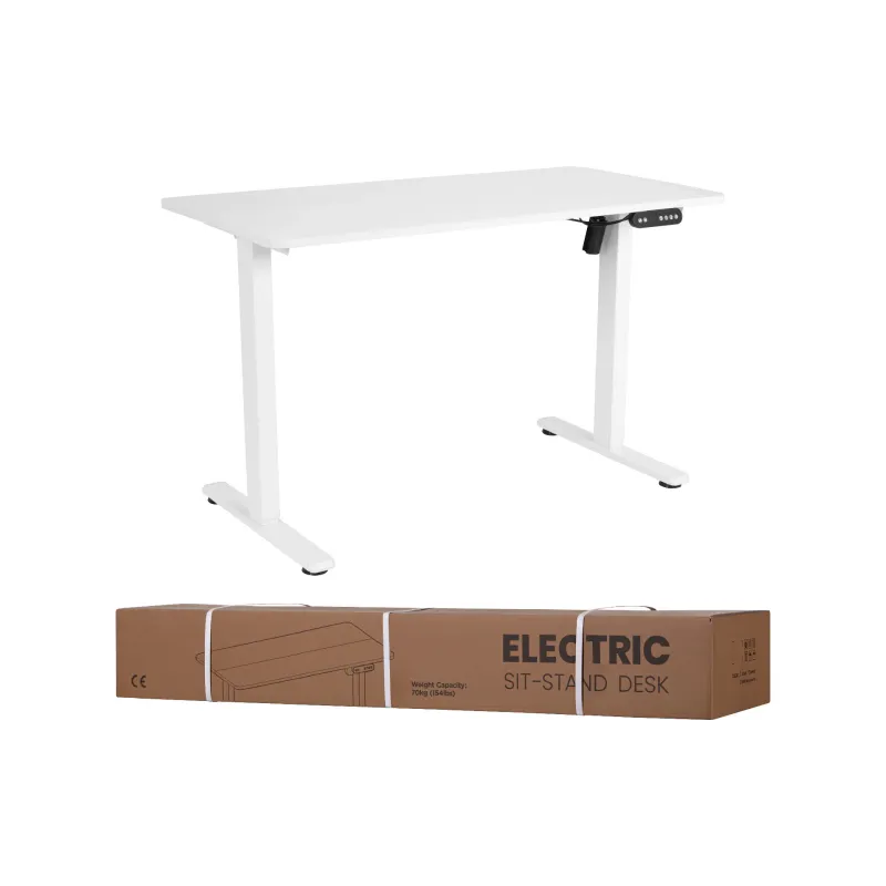 Számítógépasztal 2E, White (2E-CE120W-MOTORIZED)