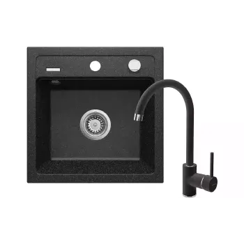 Fregadero de cocina + mezclador Deante (ZQZA2103)