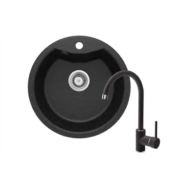 Кухненска мивка + смесител Deante (ZRSB2803)