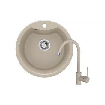 Küchenspüle + Mischbatterie Deante (ZRSB7803)
