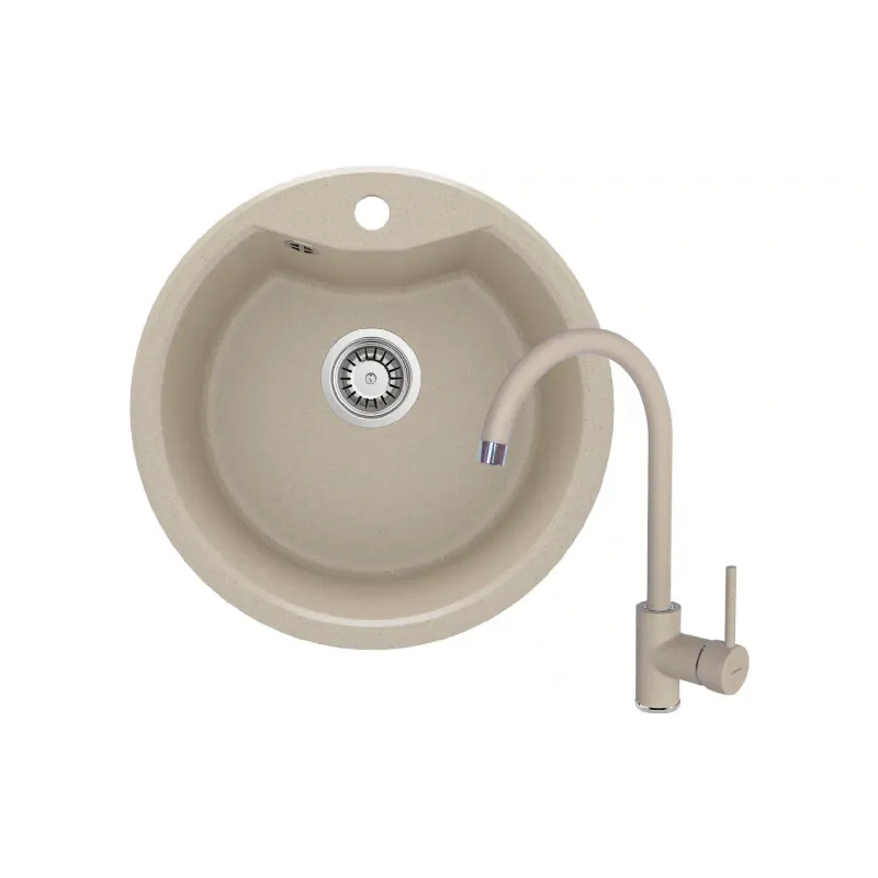 Kitchen sink + mixer Deante (ZRSB7803)
