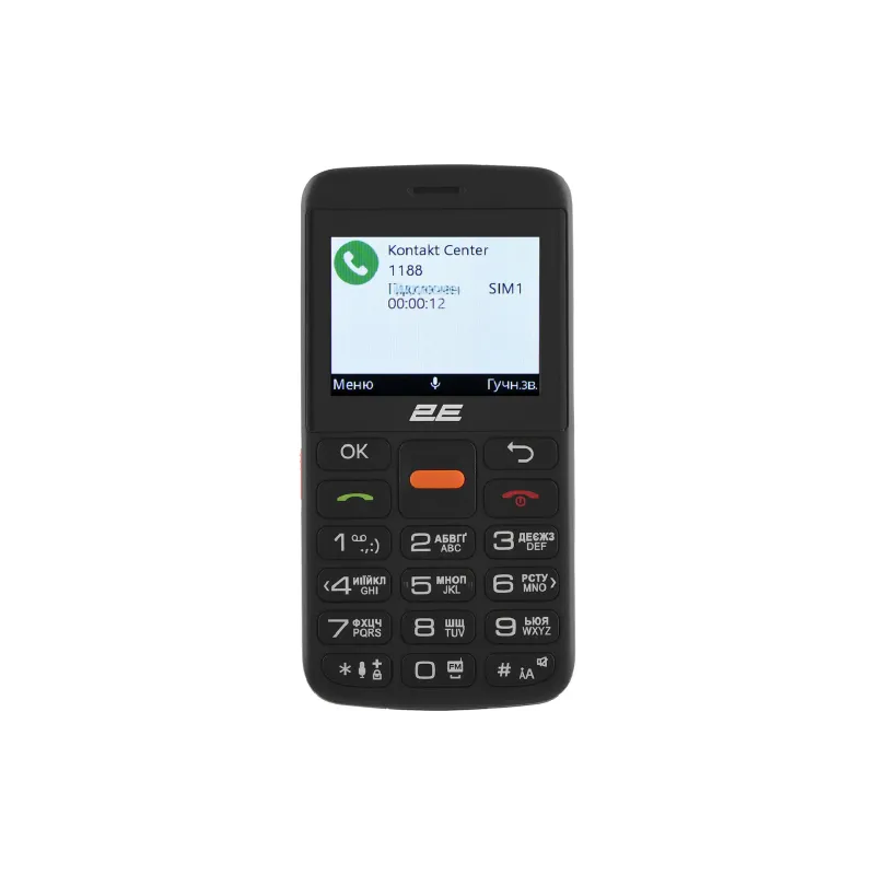 Мобилен телефон 2E T180 Max, Black (688130251051)