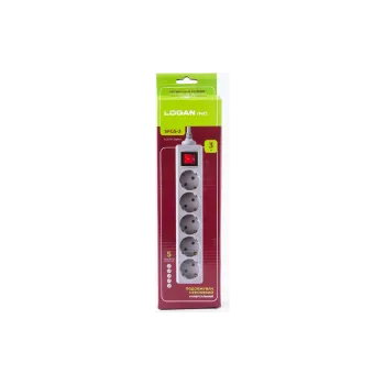 5-socket power strip Logan (SFG5-3)