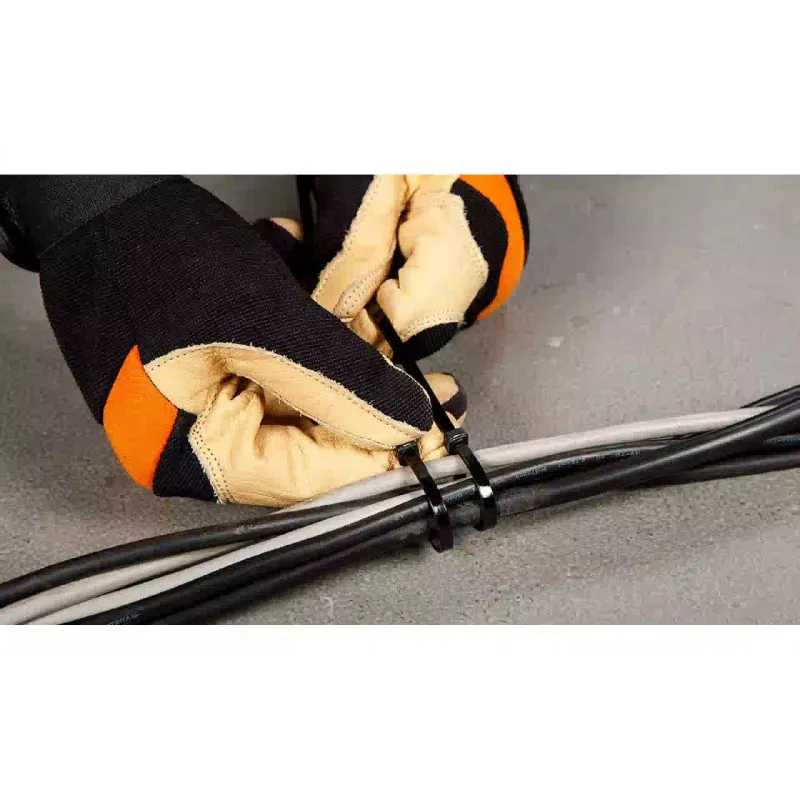 Хомут-стяжка Topex, Black (44E980)