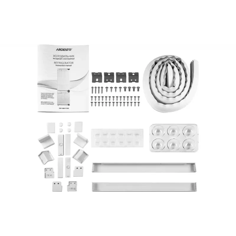 ثلاجة مدمجة Ardesto, White (DNF-MBI177DD)