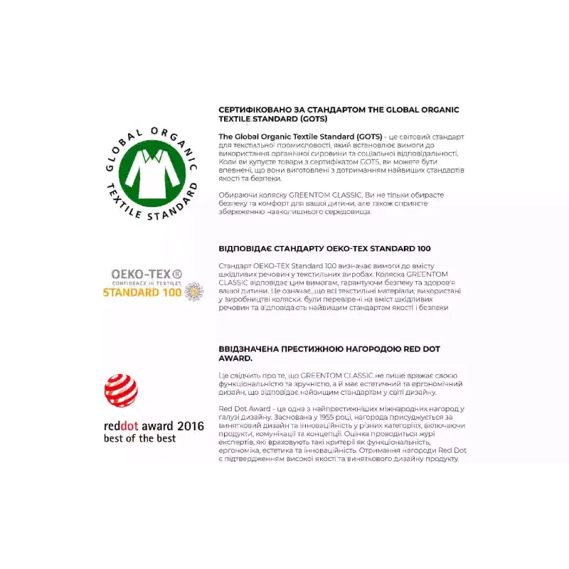 Otroški voziček Greentom (8719323770829)