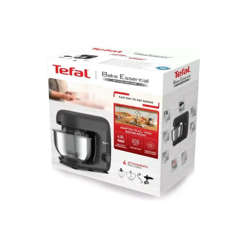 Máquina de cozinha Tefal Bake Essential, Black (QB161H38)
