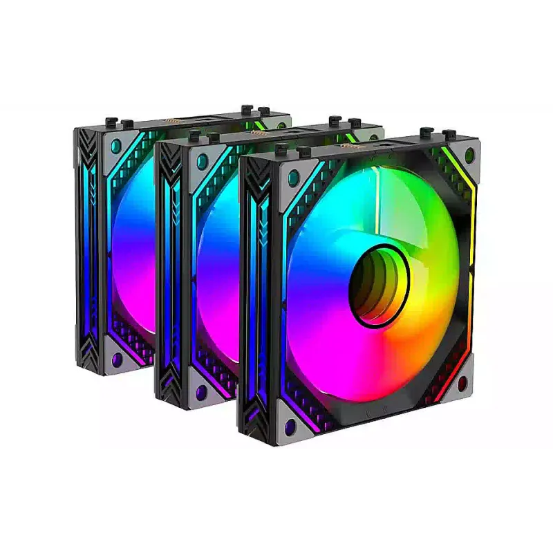 Вентилатор на корпуса 2E, Black (2E-ACF120MB-ARGB)