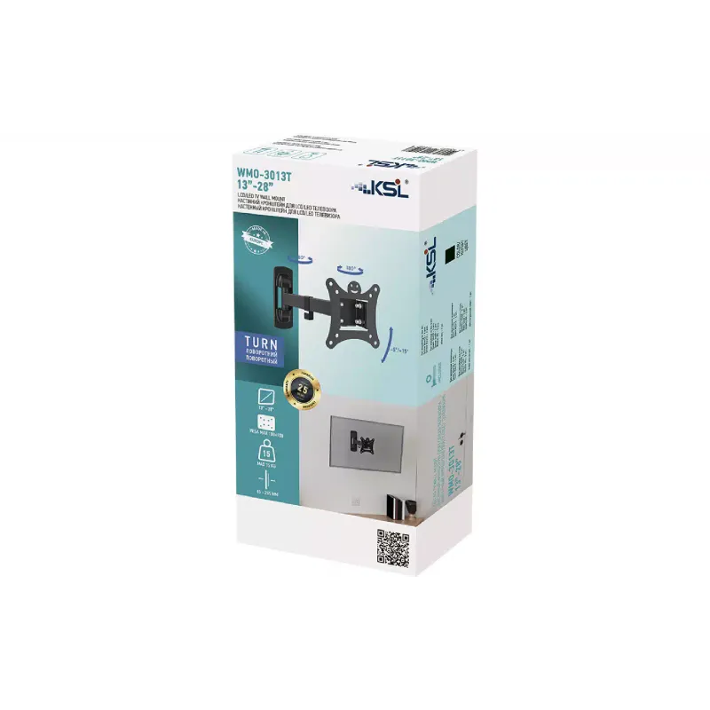 Крепление для монитора KSL 13"-28"  (WMO-3013T)