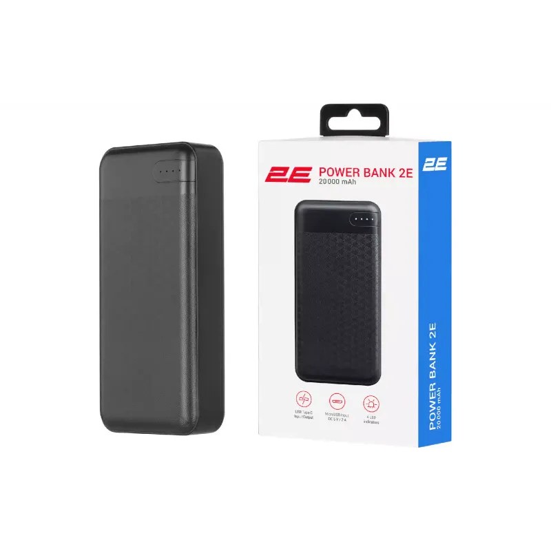 Powerbank 2E, Black (2E-PB2004PD-BLACK)