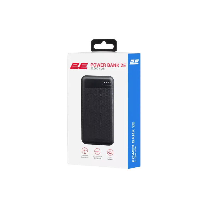Powerbank 2E, Black (2E-PB2004PD-BLACK)