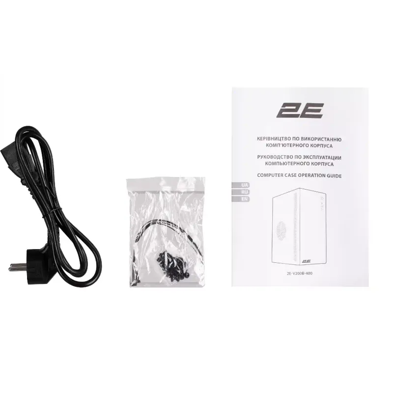 Gabinete para PC 2E Credo, Black (2E-V200B-400)