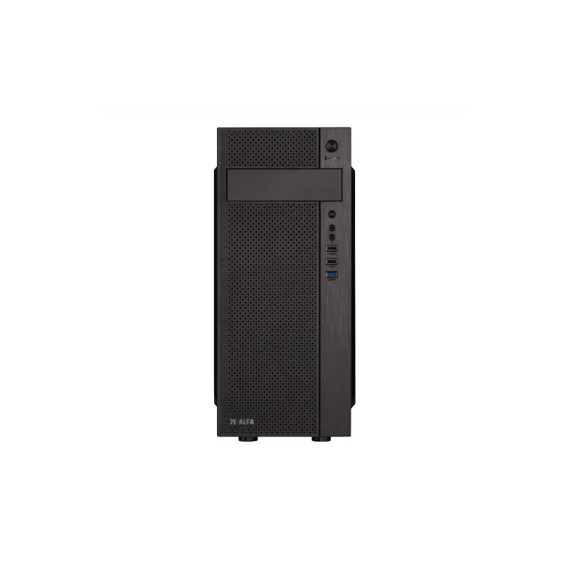 Кутия за компютър 2E Alfa, Black (2E-E185-400)