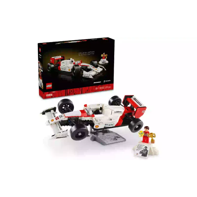 Construtor LEGO Icons McLaren MP4/4 & Ayrton Senna (10330)
