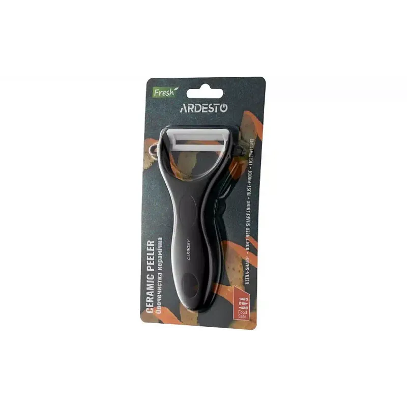 Pelador de verduras de cerámica Ardesto Fresh, Black (AR8340B)