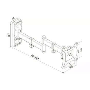 Кріплення для монітора KSL 13"-28"  (WMO-3014T)