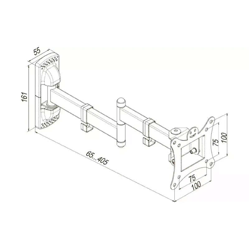 Кріплення для монітора KSL 13"-28"  (WMO-3014T)