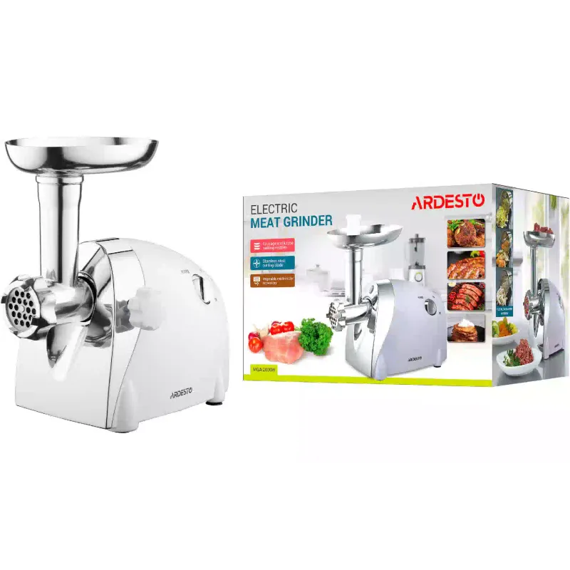 Μηχανή κοπής κιμά Ardesto, Silver (MGA-2000W)