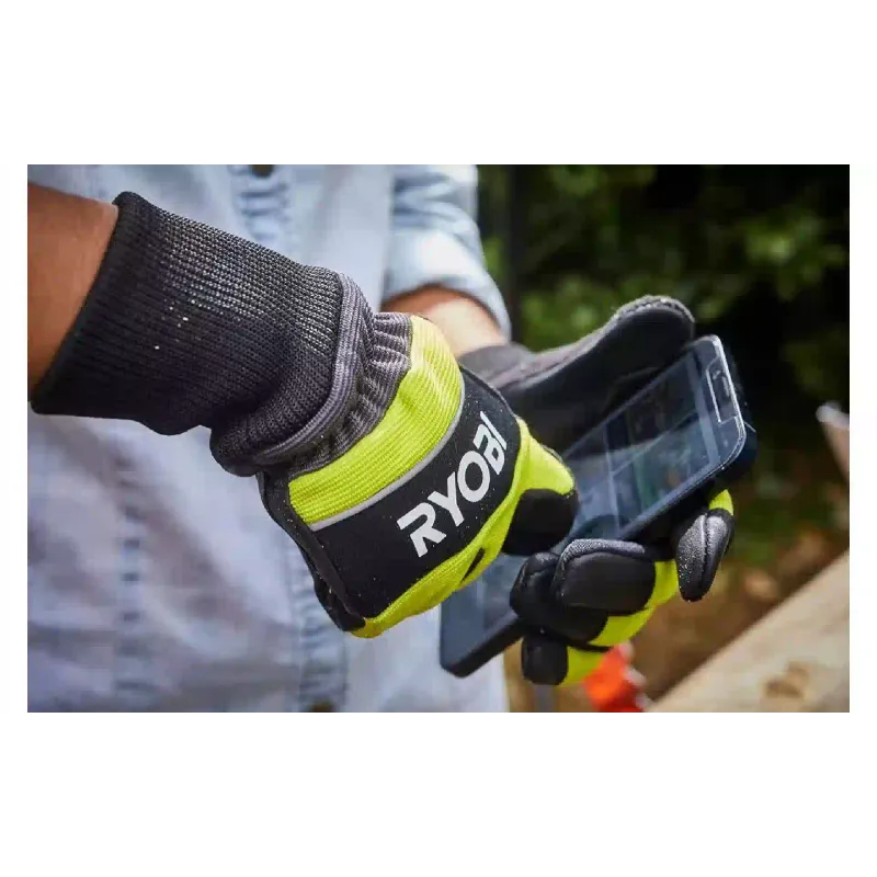 Работни ръкавици Ryobi RAC258M, Black/Yellow (5132005710)