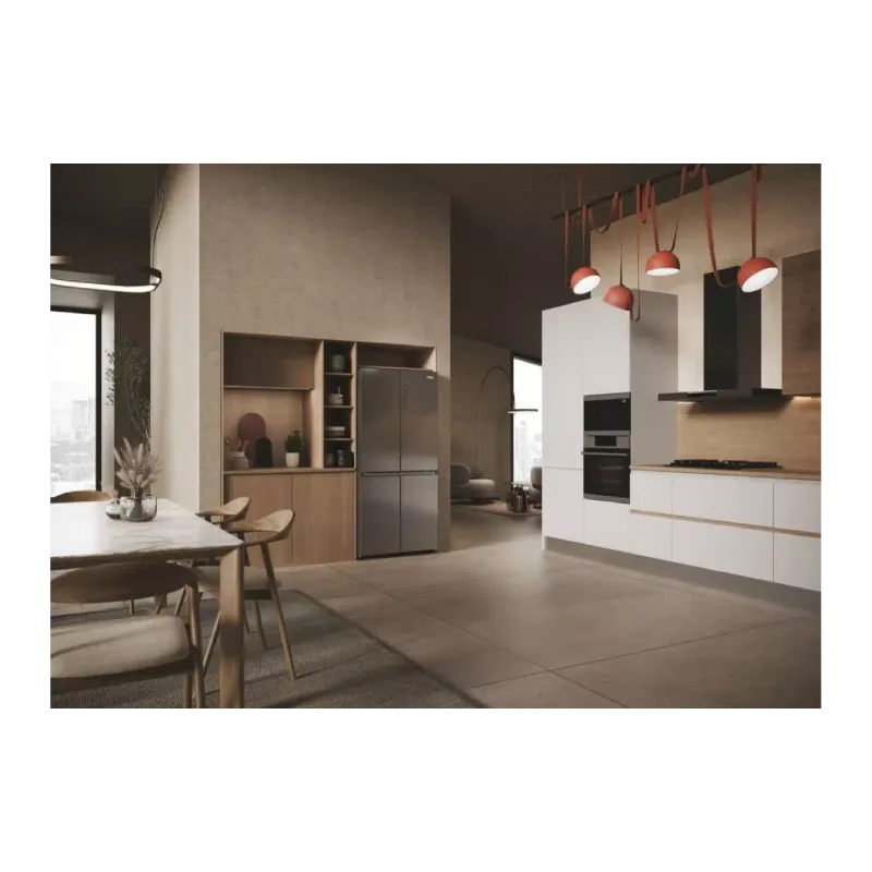 Холодильник Haier (HCR3818ENMM), Stainless steel