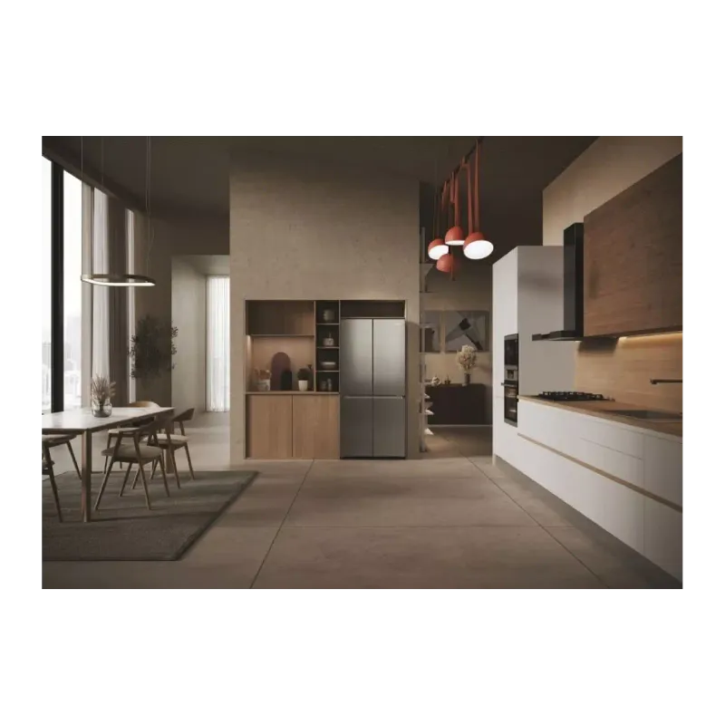 Холодильник Haier (HCR3818ENMM), Stainless steel