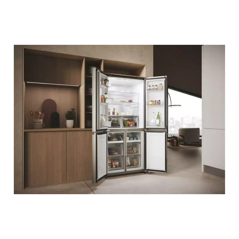 Холодильник Haier (HCR3818ENMM), Stainless steel