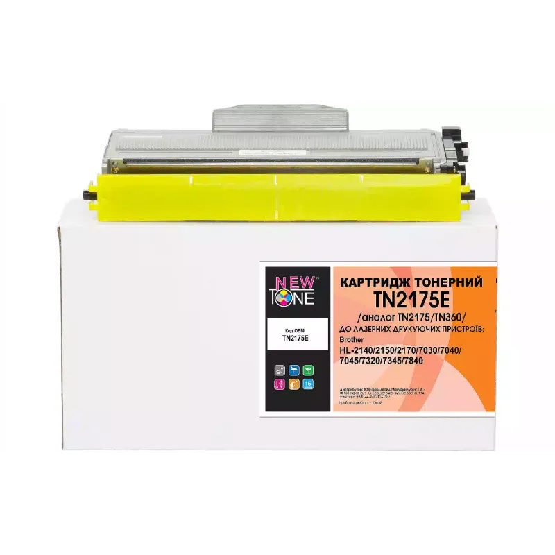Патрон Newtone TN2175/TN360, Black (TN2175E)