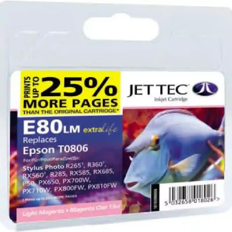 Cartridge JetTec  Magenta C13T08064010 (110E008006)