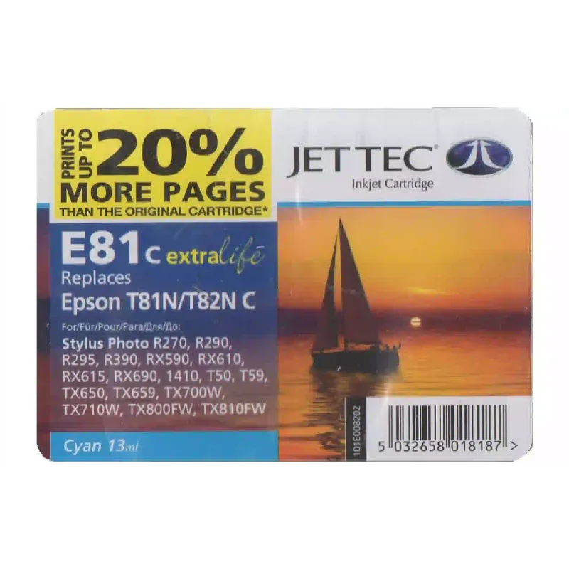 Φυσίγγιο JetTec C13T08224A10/C13T11224A10 (110E008202)