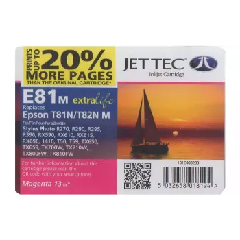 Patron JetTec C13T08234A10/C13T11234A10, Magenta (110E008203)