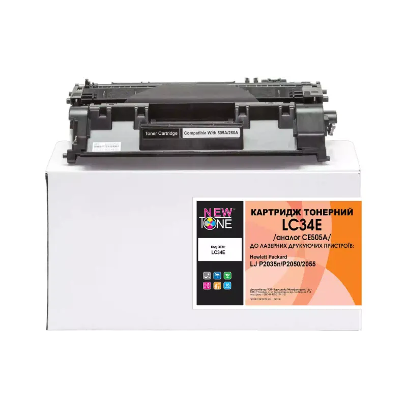 Cartridge Newtone  Black CE505A/Canon 719 (LC34E)